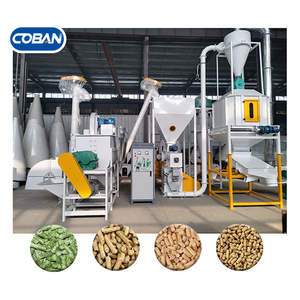Conjunto Completo de Máquina para Procesar Alimento para Animales de 1-2 t/h, Precio de Proyecto, Línea de Producción de Pellets para Aves de Corral para Granja de 100.000 Pollos - Product Image 1