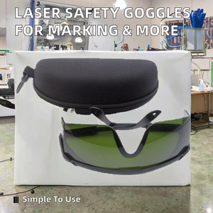 CE認証OD5 + レーザー安全メガネ180-450nm & 800-2000nm/1064nm保護ゴーグル新しい状態レーザー保護ゴーグル - Product Image 2
