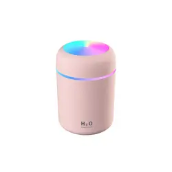 Cuter kleiner intelligenter Cool-Nebel-H2O-Befeuchter, tragbarer Mini-USB-Led-Luftreiniger und Diffusor für Zuhause, Auto und Schlafzimmer