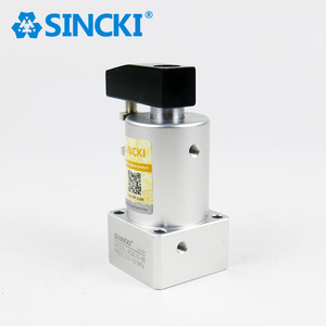 Cilindro Pneumatico di Bloccaggio <span class=keywords><strong>Rotante</strong></span> a Doppio Braccio SINCKI ACKDR ACKDL, Alesaggio 25-63mm, Rotazione Bidirezionale - Product Image 3