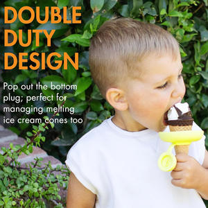 Soporte para helados y paletas de plástico, colorido, portátil, ecológico, reutilizable, antigoteo, para niños - Product Image 2