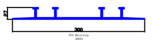 300mm EVA Waterstop Construcción externa Junta <span class=keywords><strong>Base</strong></span> Sello Pvc Waterstop - Product Image 5