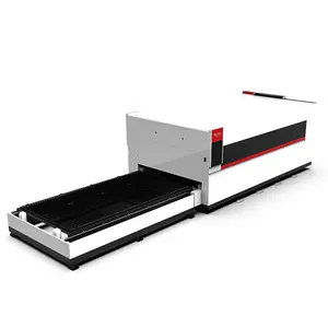 Fiber laser cutting machines with exchange bed raytools BM111 for metals sheet cutter