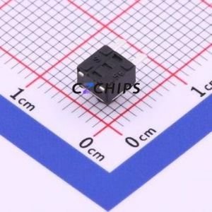 TS-1009B-AR05016 Tactile Switch Through hole Component THT Switch Single Pole Single Throw Round Button 1.6N Right Angle Insert - Product Image 2