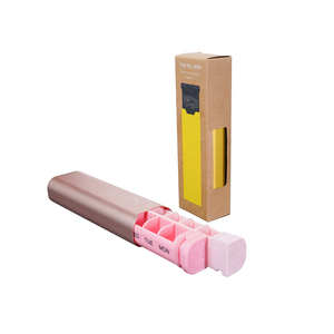 7일용 약통(오전/오후 구분) - 완벽 밀폐/맞춤 색상 및 칸막이/레이저 로고 옵션 - Product Image 1