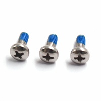 Vis à tête cylindrique Phillips en acier inoxydable M4 M5 M6 M8 avec rondelle d'étanchéité et fixateur de filetage pré-appliqué pour l'automobile OEM en gros