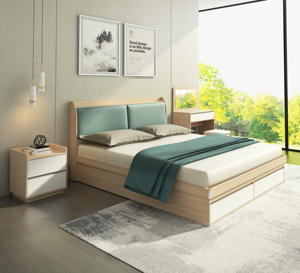 Camas de almacenamiento con funda Individual <span class=keywords><strong>Doble</strong></span> Lujo Lit Complet <span class=keywords><strong>Cama</strong></span> <span class=keywords><strong>Matrimonial</strong></span> King Size Queen Bed con cajón - Product Image 3