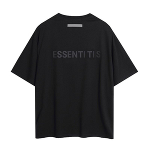 Camiseta deportiva de manga corta para hombre, estilo casual de diseñador, esencial para la moda urbana estadounidense, holgada, estilo hip-hop, 100% algodón. - Product Image 2