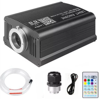 Kit de 1000 étoiles LED RGBW en aluminium 32W pour toit de voiture, avec fibre optique 3M de 0,75 mm, contrôle par télécommande et application