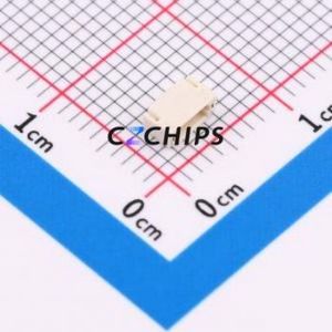 X0800WRS-03HF-LPV01 Wire-to-Board Pin Header SMD,P=0.8mm,Horizontal Mount Connector 1x3P 0.8mm Horizontal Mount 3P - Product Image 1