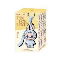 Pour POP MART 100% Original Série Heart Code Blind Box L Bubu 4.0(A-M) (N-Z) Pendentif de téléphone portable en vinyle et peluche PVC durable