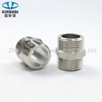 Raccord hexagonal en acier inoxydable, raccord hexagonal, filetage mâle NPT de 1 pouce