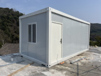 Maisons préfabriquées en usine, maisons conteneurs 20 pieds, mini-maisons, toilettes portables personnalisables pour chantiers extérieurs, couleur
