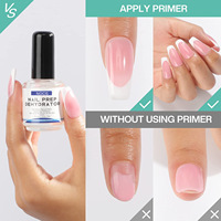 Kit de manucure 2 pièces transfrontalier : Poudre hydratante, Liquide équilibrant anti-déformation, Gel de base sans acide, Gel de construction mat