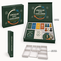 Atelier de jeu de société éducatif sur l'économie circulaire personnalisé pour la formation en classe et au musée avec des matériaux en carton