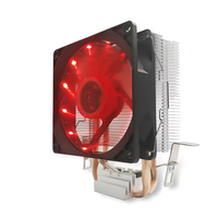 Radiateur CPU pour Ordinateur de Jeu en Promotion – Haute Performance Intel, 2 Caloducs, Refroidissement Silencieux Personnalisé 3 Broches pour Boîtier d'Ordinateur