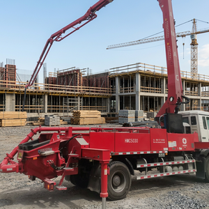 Portable <b>Mini</b> Mobile Diesel Concrete Cement Boom Pump Trucks 22m-52m 279kW <b>Motor</b> for Sale - Product Image 3