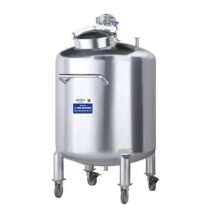 Tanque de mezcla neumática de Perfume de buena calidad, 50L, 100L, mezclador automático de agua de flores, champú, contenedor de almacenamiento de Alcohol con impulsor