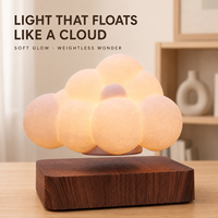 Lampe à lévitation magnétique de luxe en forme de nuage ABS pour la décoration intérieure, veilleuse LED pour la maison et le bureau