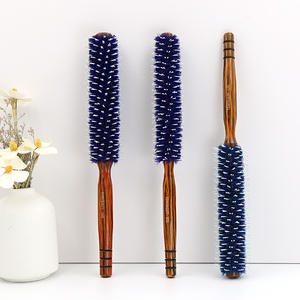 Herramientas de estilismo de salón, barril redondo Extra largo, cepillo de pelo de cabeza redonda de aluminio, Juego de cepillos de pelo para el hogar - Product Image 5