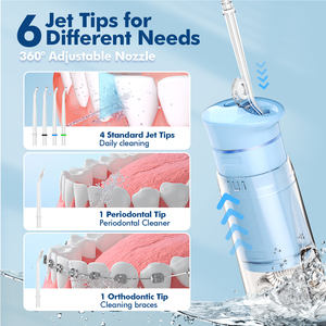 Mini <span class=keywords><strong>Irrigador</strong></span> Bucal Portátil Recargable USB, Inalámbrico, Impermeable, para Viajes, Hilo <span class=keywords><strong>Dental</strong></span> Eléctrico, IPX7, <span class=keywords><strong>Irrigador</strong></span> Oral Mejorado - Product Image 3