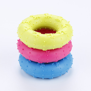 Köpek Eğitim Oyuncağı TPR Isırmaya Dayanıklı Donutlar Diş Çıkarma Çubukları Eğitim Çiğneme Oyuncakları - Product Image 5