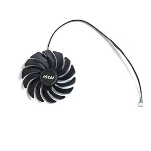สำหรับ <span class=keywords><strong>MSI</strong></span> Ventus <span class=keywords><strong>GeForce</strong></span> <span class=keywords><strong>RTX</strong></span> 3060 <span class=keywords><strong>3060TI</strong></span> 3070การ์ดแสดงผล2X ระบายความร้อน Fa ใหม่95มม. PLD10010B12HH <span class=keywords><strong>RTX</strong></span> 3060 Ventus 2 - Product Image 5