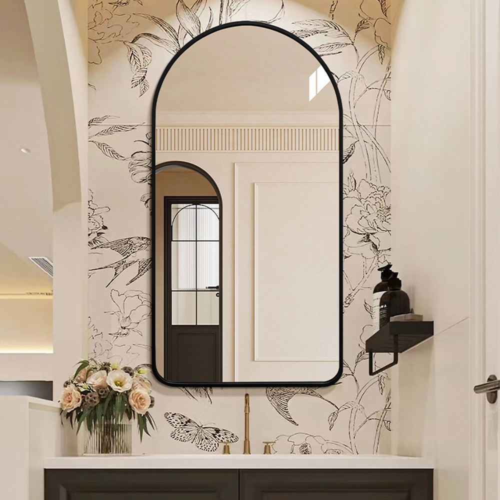 新品 アンティーク錬鉄製 装飾ミラー 真鍮製ウォールミラー アンティーク仕上げ イタリア製ウォールミラー