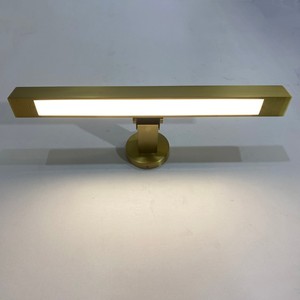Lámpara de pared con <span class=keywords><strong>espejo</strong></span> <span class=keywords><strong>LED</strong></span> de latón para lavabo de baño impermeable moderno - Product Image 2