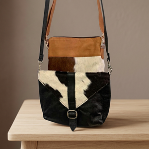 BS INTERNATIONAL Customized Genuine Leather <b>Handbag</b> Adults European Style Fashion Waterproof Zipper Animal Prints Embroidery All - Product Image 2