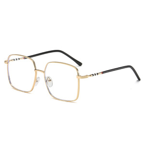 Maidis Square <b>Metal</b> <b>Frame</b> Anti Blue Light Glasses Full <b>Frame</b> Unisex Eyeglasses - Product Image 5