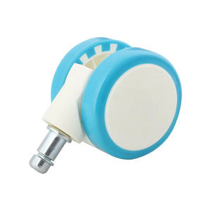 Roulettes pivotantes modernes en nylon et PU de 50 mm, 60 mm, 2 pouces, petites roues adaptées aux trotteurs pour bébés, berceaux, bureaux, hôpitaux et meubles de salon - Product Image 1
