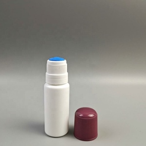 ขวดบรรจุยาเหลว HDPE ขนาด 30 มล. 50 มล. 60 มล. 100 มล. พร้อมฝาปิดแบบฟองน้ำและหัวฟองน้ำสำหรับทา - Product Image 5