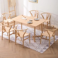Nouveau tabouret de meuble nordique moderne et minimaliste, chaise de salle à manger, chaise en bois