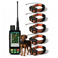 Collier tactique pour chien ESEEK avec GPS : Entraînement progressif à 10 niveaux de stimulation statique + Colonnes de choc électrique étanches (IP68) (5 colliers)