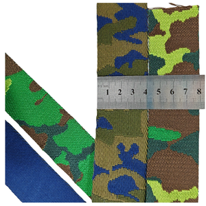 Nastro in Poliestere e Nylon di Alta Qualità, 38mm di Larghezza, con Stampa a Sublimazione Camouflage Personalizzata - Product Image 3