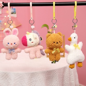 Cartoon Bear Rabbit Dog <b>unicorn</b> Plush Keychains for Kids Soft Cute <b>Keyring</b> Keychain Toy Stuffed Animal Toys - Product Image 3