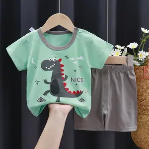 Летние комплекты детской одежды 100 комплекты одежды для маленьких мальчиков разного дизайна