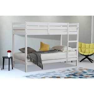 ATLAS Modern Design <b>Single</b> Solid Pine Wood <b>Bunk</b> <b>Bed</b> UV Painted Finish BS Safety EN747 Certified Metal <b>Beds</b> Low Price Bedroom Use - Product Image 4