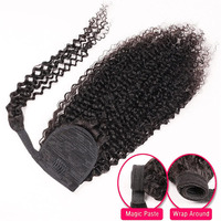 Extension queue de cheval AngelBella cheveux humains queue de cheval bouclée extension de cheveux humains vierges brésiliens pour femmes noires