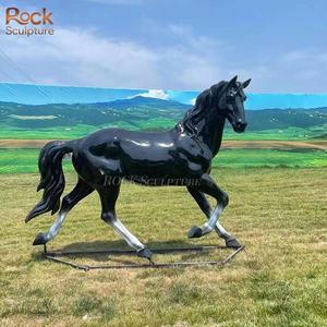 Customized Life Size Fiberglass Horse Statue Resin Animal <strong>Sculpture</strong> Outdoor Garden Mall Decoration Model - Product Image 5