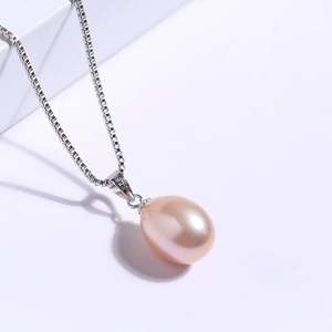 Fashion <strong>Pendant</strong> 925 Sterling Silver Cultured Freshwater Rice <strong>Pearl</strong> <strong>Pendant</strong> <strong>Pearl</strong> <strong>Necklace</strong> - Product Image 5