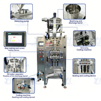 Machine de remplissage et d'emballage automatique de sachets liquides YH pour beurre de cacahuète, ketchup, huile, sauce, liquides visqueux