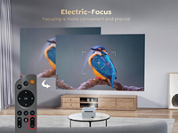 Vidéoprojecteur LCD Sainyer A11 pour Home Cinéma, courte focale, compatible HD 1080P et 4K, mini projecteur multimédia portable