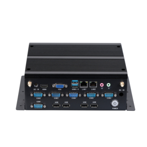 ELSKY QM9700H PC industrial Core <span class=keywords><strong>I7</strong></span> 7gen Mini computadora sin ventilador 6COM 2 * DDR3 2LAN 6COM 1 * MSATA 2USB3.0 6USB2.0 1 * VGA IPC6100 - Product Image 2