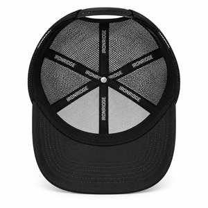 Gorras Trucker Personalizadas de Alta Calidad con Franjas Laterales Ajustables, Impresión Personalizada/Bordado de Logotipo, Gorras Trucker Negras - Product Image 5