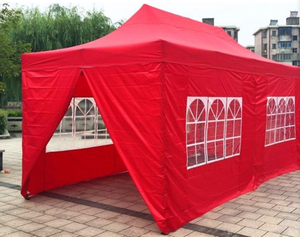 Tenda per Eventi Sportivi Pieghevole per Esterni 3x3m-3x6m con Pareti Laterali, Gazebo Pop-up Resistente - Product Image 5