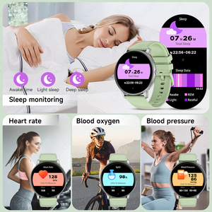 Montre connectée multifonction Lige BW0905, mode sport, contrôle des photos, météo, musique, pression artérielle. - Product Image 5