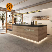 Comptoir de réception intégré, sur mesure, pour pâtisserie, traiteur, épicerie, café, salon de thé, caissier, comptoir de bar