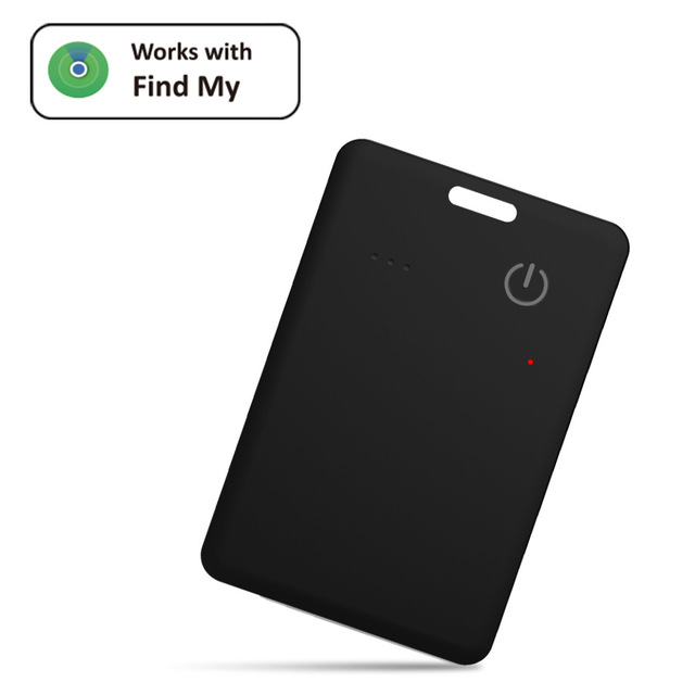 Plastic Card Shape Tracker for Find My Wireless Charging Anti-Lost Locator Wallet Keys Kids Rechargeable Tracking Device